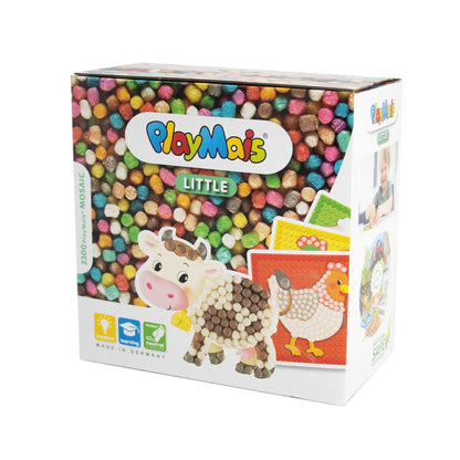 Playmais Mosaic Little Farm Kit de Manualidades para niños y niñas a Partir de 3 años | 2300 Piezas y 6 Plantillas de mosaicos con Animales de Granja | estimula la Creatividad y Habilidades motoras