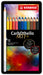 Pastellkreidestift - STABILO CarbOthello - ARTY+ - 12er Metalletui - mit 12 verschiedenen Farben