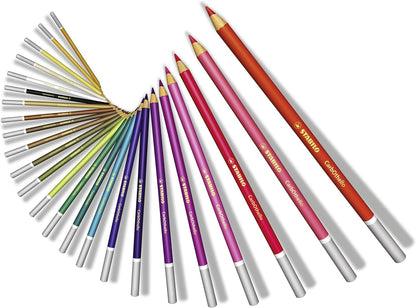Pastellkreidestift - STABILO CarbOthello - ARTY+ - 12er Metalletui - mit 12 verschiedenen Farben