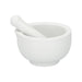 Alpina White Porcelain 8.5cm Pestle and Mortar Hand Grinder Crusher