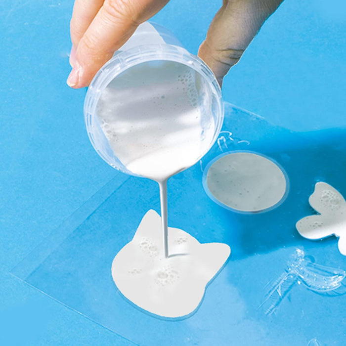 SES Creative 01133 Happy Figures Casting and Painting Kit, Brighten Your Day with Crafts, Black