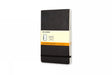 Moleskine Soft Cover Pocket Ruled Reporter Notebook: Black