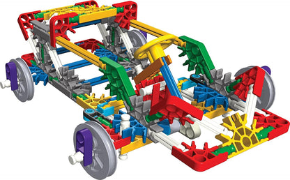 K’NEX Education – Intro to Simple Machines: Wheels, Axles, & Inclined Planes Set – 221 Pieces – Ages 8+ Engineering Educational Toy