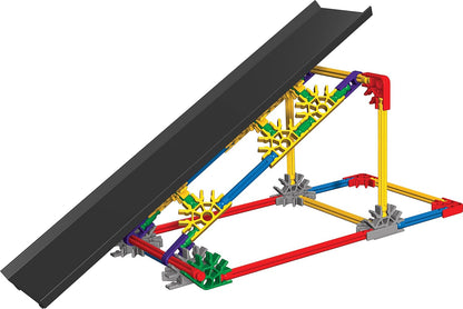 K’NEX Education – Intro to Simple Machines: Wheels, Axles, & Inclined Planes Set – 221 Pieces – Ages 8+ Engineering Educational Toy