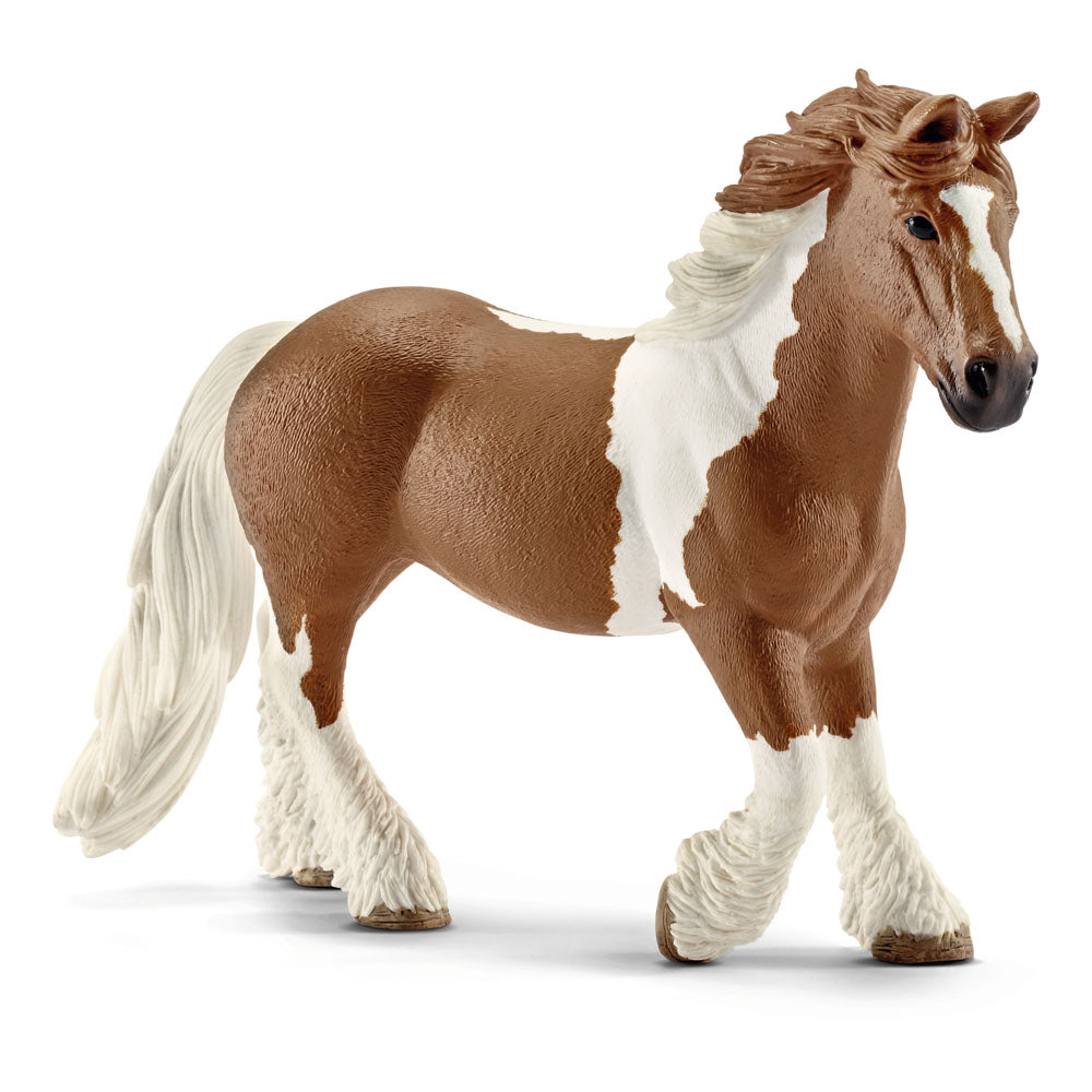 Schleich- Tinker Cavalla Figurina, Colore Marrone e Bianco, 13773