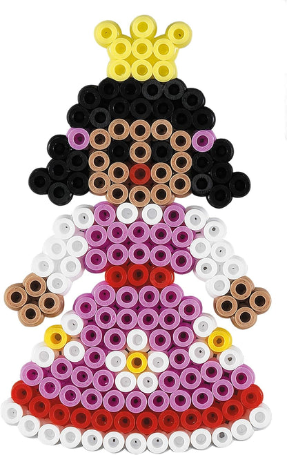 Hama - Midi Pot Rouge - 7000 Perles + 2 Plaques Couleurs - Taille Midi ø 5 mm - Réf 2020
