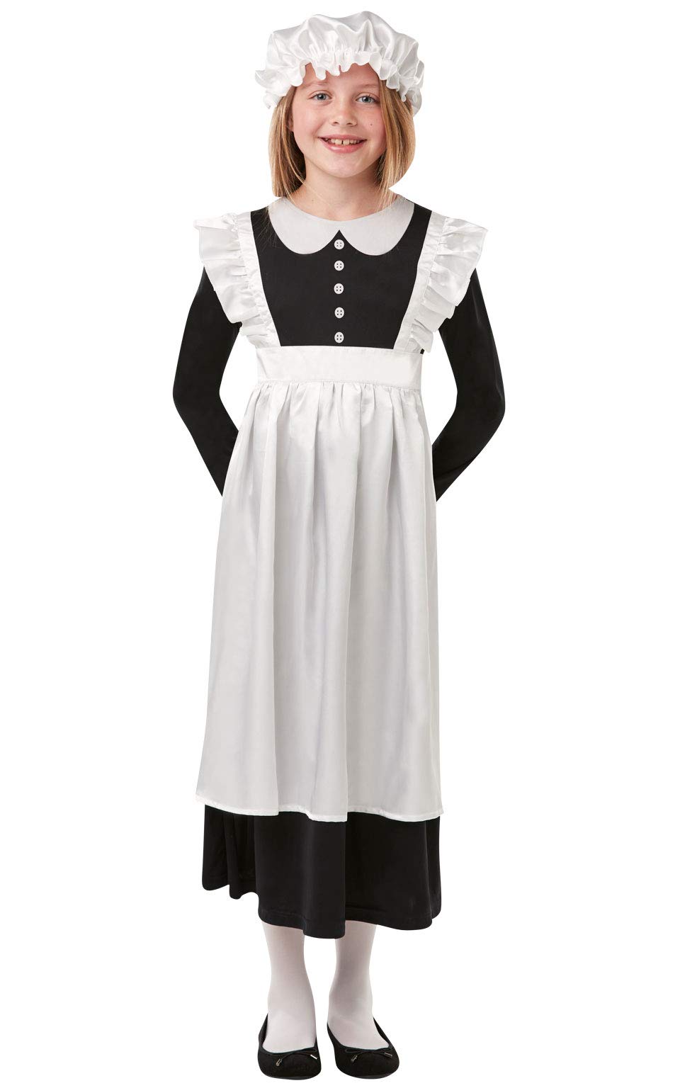 Rubies Official Victorian Maid Girls Costume, Kids Fancy Dress, Book Week Costume Halloween