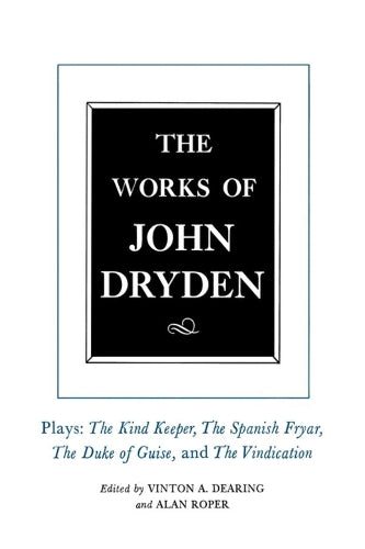 The Works of John Dryden, Volume XIV