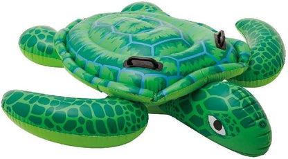 Intex Lil' Sea Turtle Ride On 1.50m x 1.27m Swimming Pool Beach Toy #57524NP Single