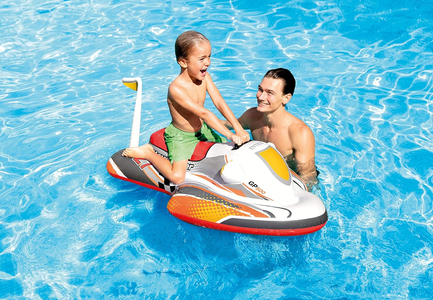 Intex Lil' Sea Turtle Ride On 1.50m x 1.27m Swimming Pool Beach Toy #57524NP Single