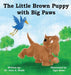 Little Brown Puppy with Big Paws