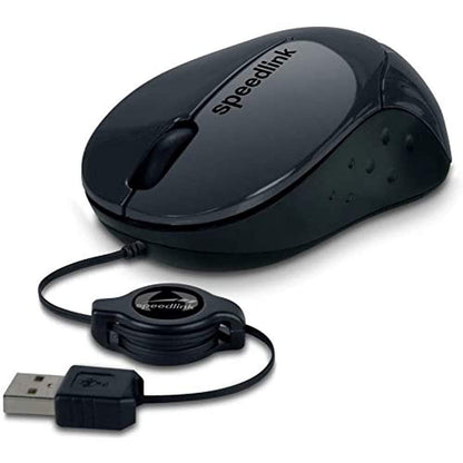 Speedlink BEENIE Wired USB Mobile Mouse - 3 Buttons - 1200 DPI