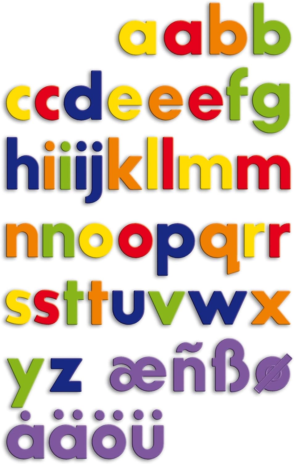 Quercetti 5462 Quercetti-5462 Refill 48 Magnetic Letters & Words