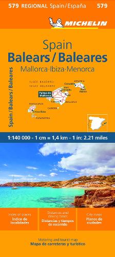 Balears - Michelin Regional Map 579