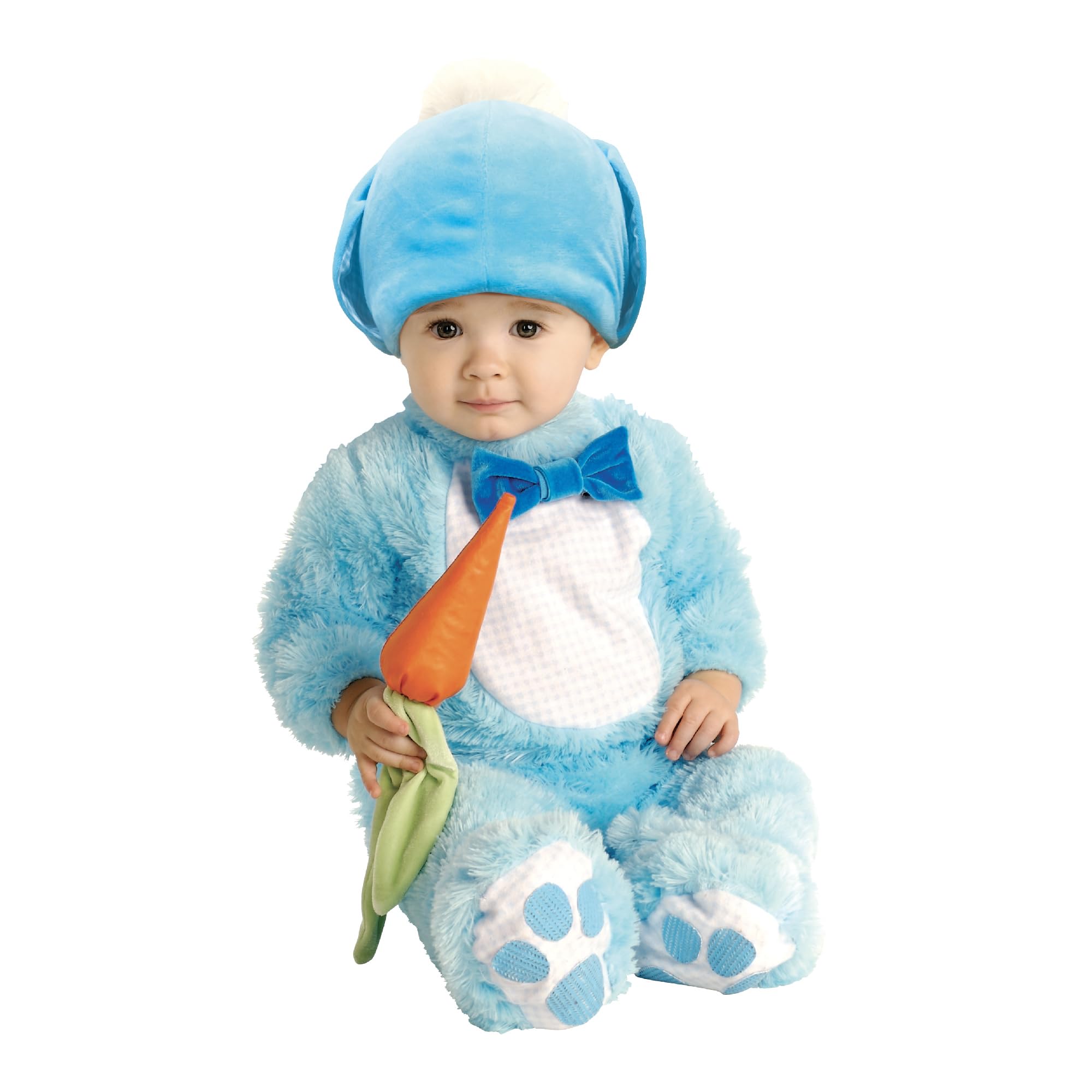 Rubie's Official Handsome Lil' Rabbit Infant and Toddler Costume, Blue, Kids Fancy Dress, World Book Day