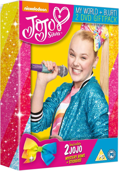 Jojo Siwa DVD Giftset (Includes Blurt/My World and BFF Bows)