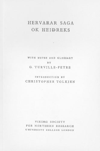 Hervarar Saga ok Heidreks