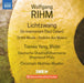 Wolfgang Rihm: Lichtzwang (In Memoriam Paul Celan) - Volume 1