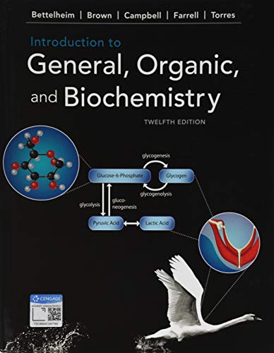 Introduction To General Organic And Biochemistry