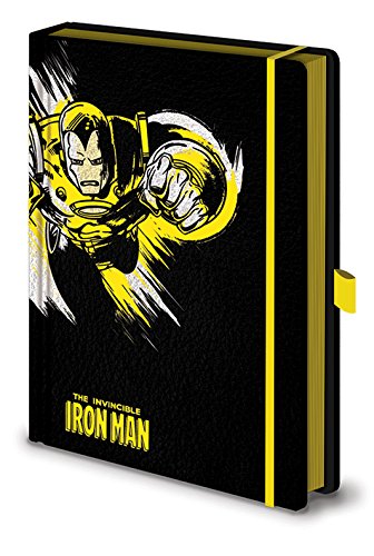 Marvel Retro Iron Mono - Notebook A5 Premium
