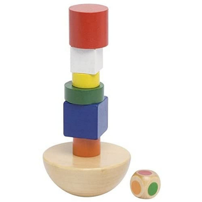 GOKI- Juegos de acción y reflejosJuegos de habilidadGOKITorre de Equilibrio en Bolsa de algodón, Multicolor (1