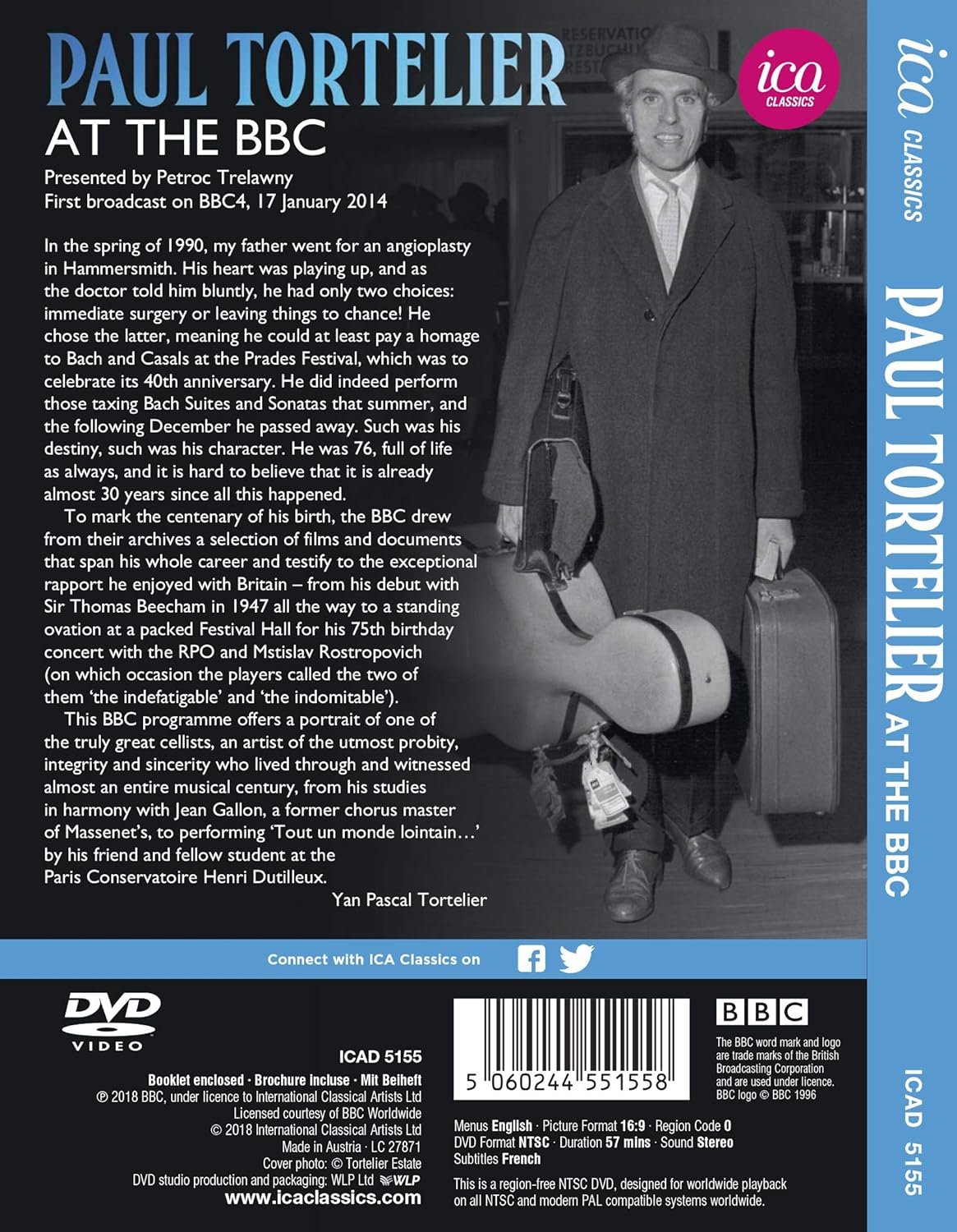Paul Tortelier At The BBC
