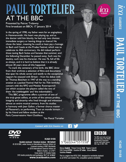 Paul Tortelier At The BBC