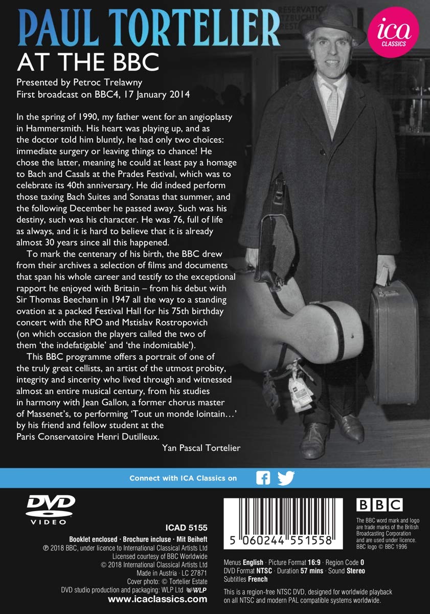 Paul Tortelier At The BBC