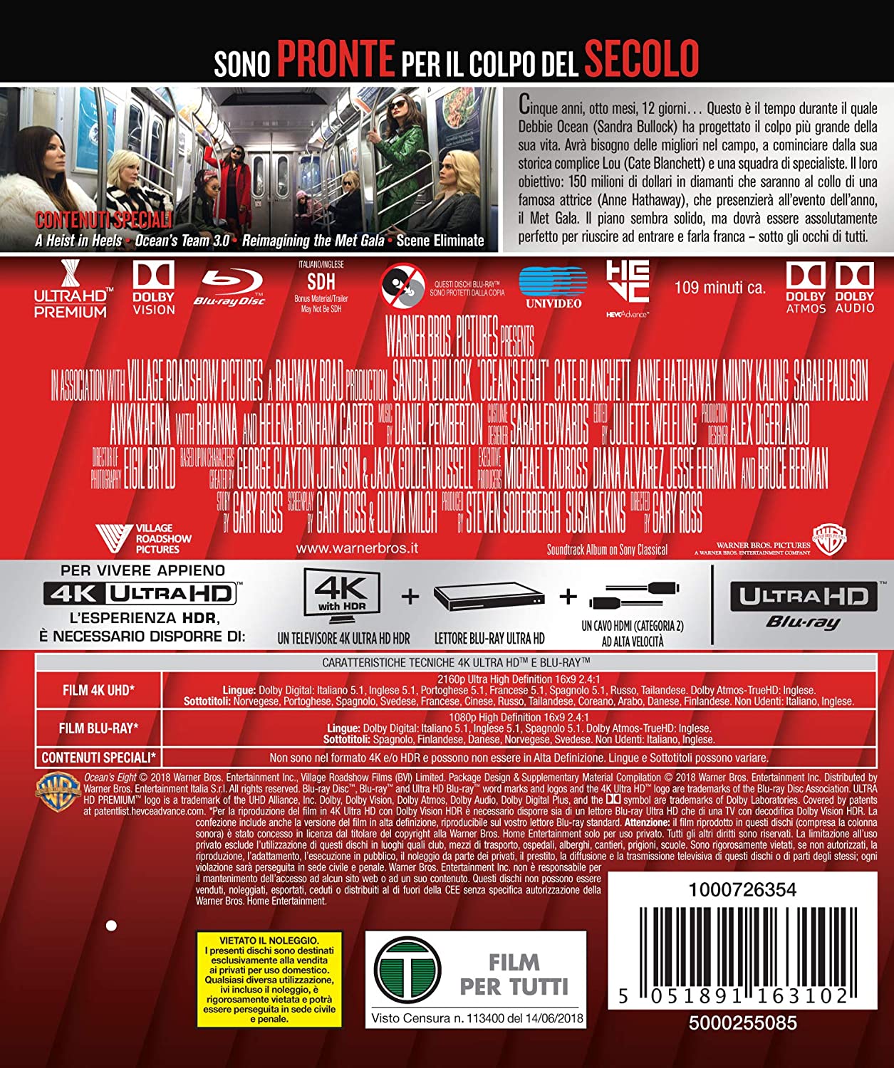 Ocean's Eight (4k+Br)