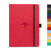 Dingbats - Wildlife Plain Medium Notebook, Red Kangaroo, A5 - Hardcover - Cream 100gsm Ink-Proof Paper - Includes Pocket, Elastic Closure & Bookmark