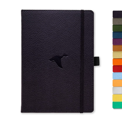 Dingbats* Notebooks - Wildlife Lined Medium Notebook, Black Duck, A5 - Hardcover - Cream 100gsm Ink-Proof Paper - Includes Pocket & Bookmark