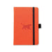 Dingbats - Wildlife Dotted Pocket Notebook, Orange Tiger, A6 - Hardcover - Perforated, 100gsm Ink-Proof Paper - Includes Elastic Closure & Bookmark