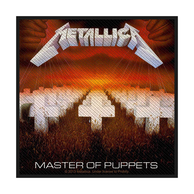 Metallica Master Of Puppets Unisex Patch multicolor Band-Merch, Bands