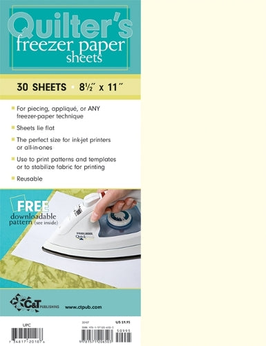 Quilter's Freezer Paper Sheets