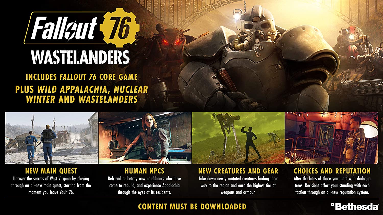 Fallout 76 Wastelanders (Xbox One) Xbox One Standard