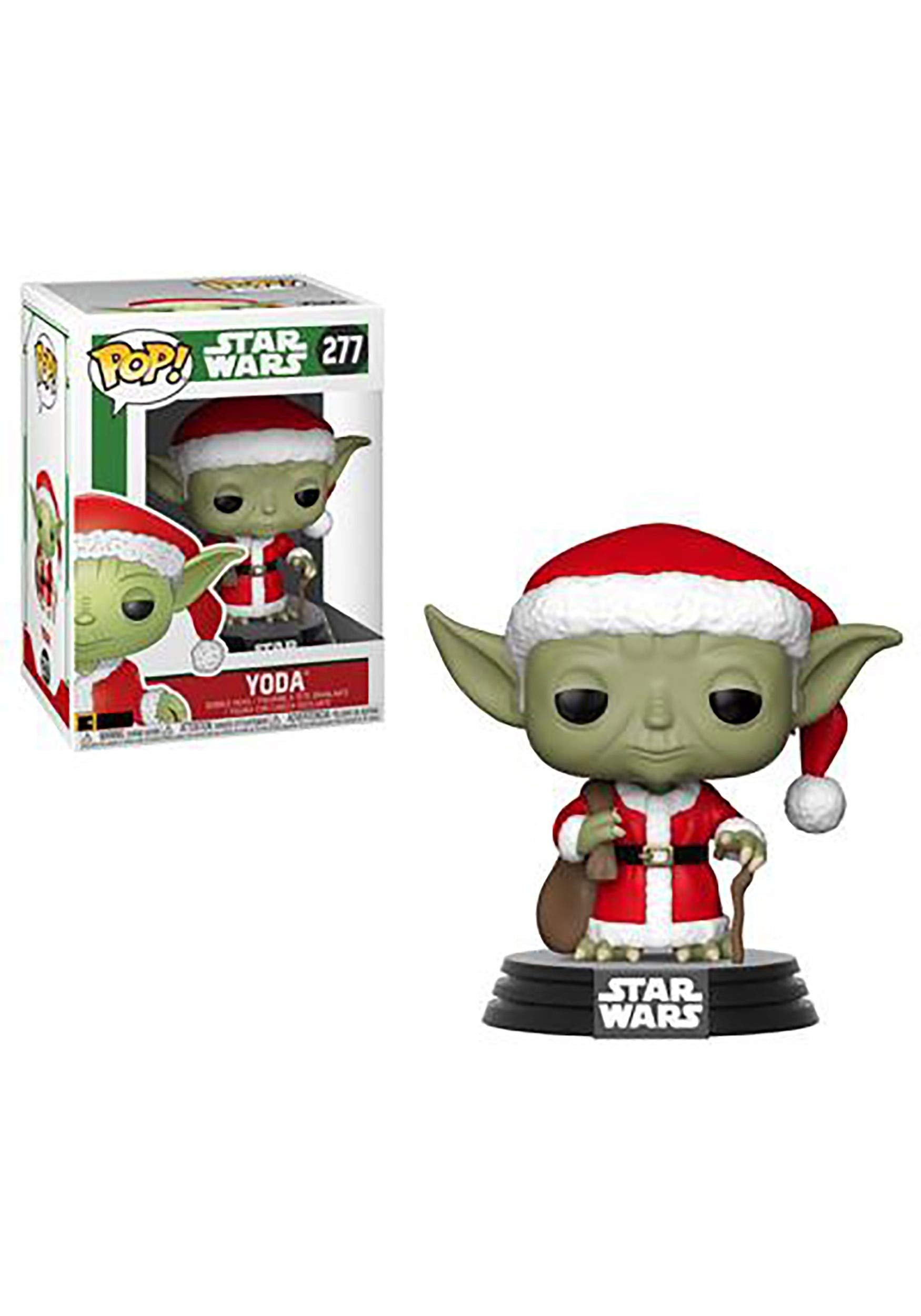 Funko POP! Bobble: Star Wars: Holiday Santa Yoda - Collectable Vinyl Figure - Gift Idea - Official Merchandise - Toys for Kids & Adults - Movies Fans - Model Figure for Collectors and Display