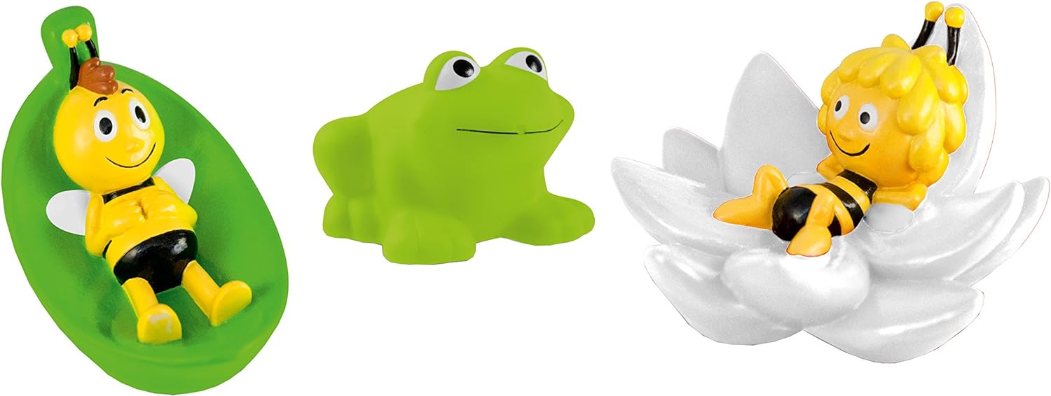 Studio 100 MEMA00000050 Biene Maja MEMA0000050 Maya The Bee Bath Figurines 3 Pieces, 1-Pack