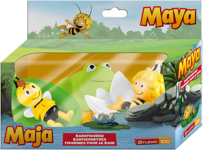 Studio 100 MEMA00000050 Biene Maja MEMA0000050 Maya The Bee Bath Figurines 3 Pieces, 1-Pack