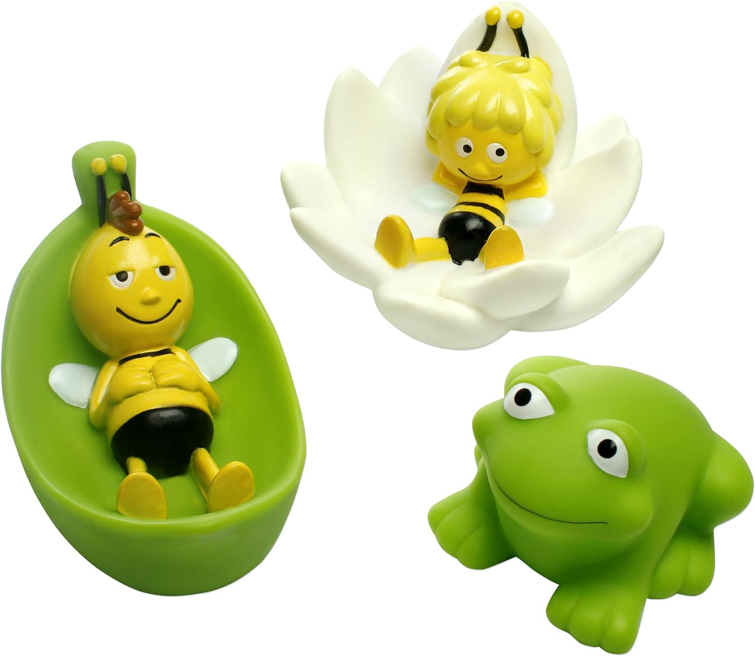 Studio 100 MEMA00000050 Biene Maja MEMA0000050 Maya The Bee Bath Figurines 3 Pieces, 1-Pack
