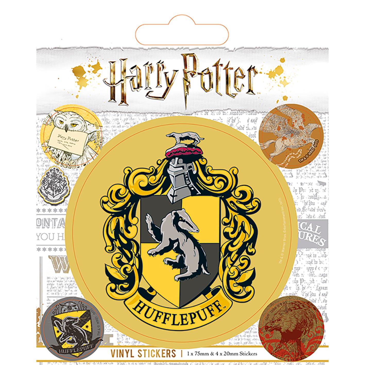 Wizarding World Vinyl Sticker Set, Multi-Colour, 10 x 12.5cm