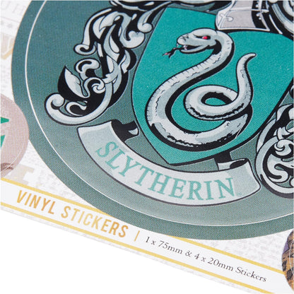 Wizarding World Harry Potter-Slytherin - Adesivo in vinile, multicolore, 10 x 12,5 cm, Wizarding World Harry Potter-Slytherin Vinyl Sticker, Multi-Color, 10 x 12.5cm, Wizarding World Harry Potter Autocollant en vinyle Motif Serpentard Multicolore 10 x 12,