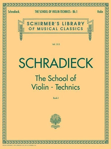 School of Violin Technics - Book 1
