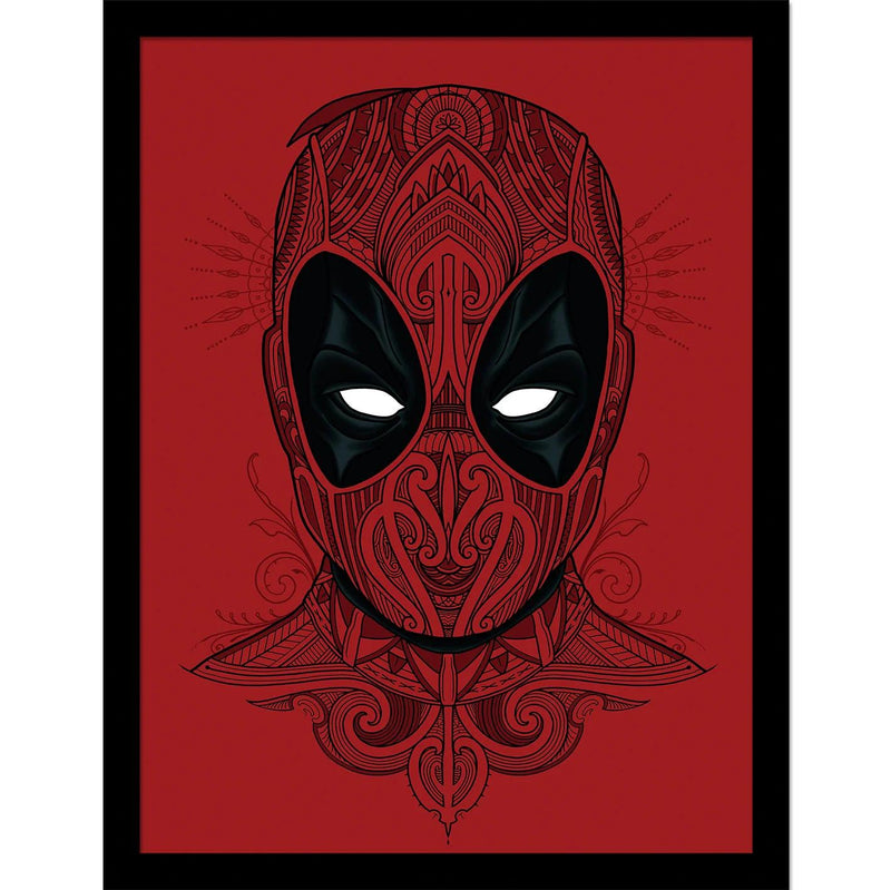 Deadpool (Mandala Effect) Collector Print (Framed)