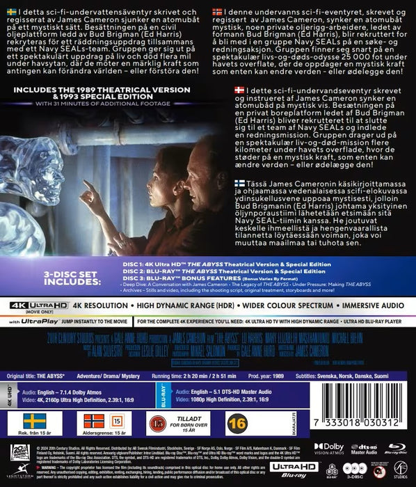 The Abyss (4K Ultra HD + Blu-ray)