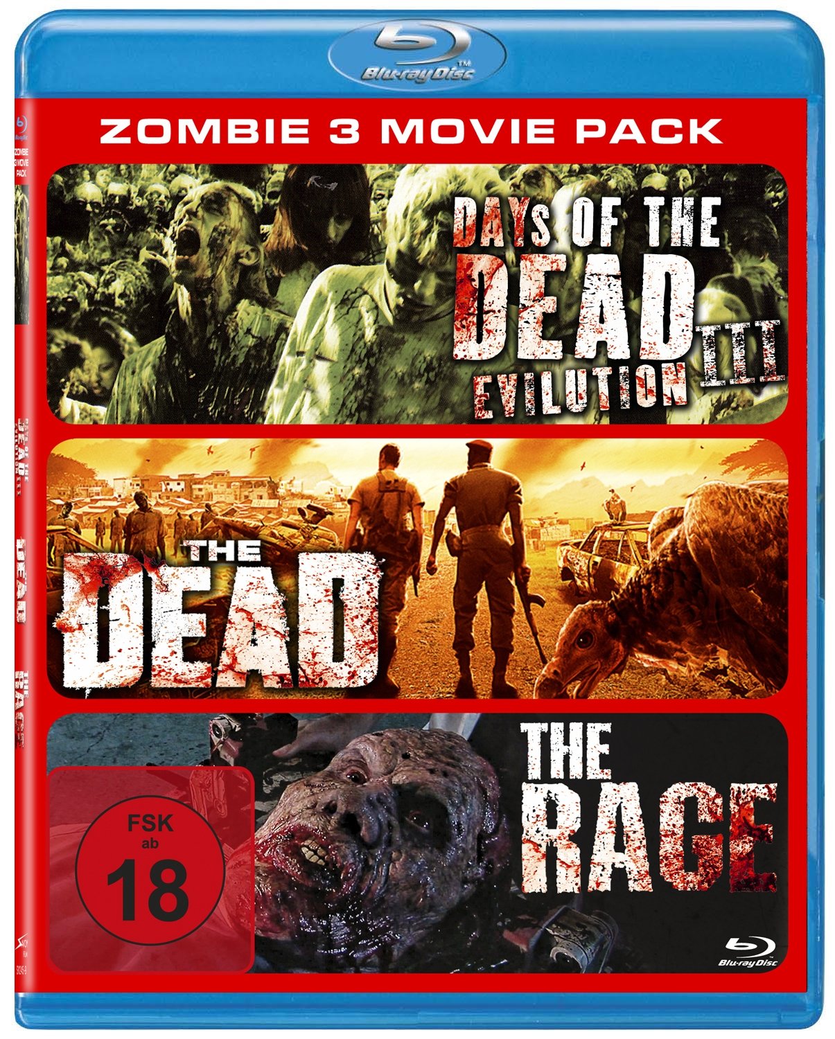 Zombie - 3 Movie Pack(Blu-ray) (FSK 18)