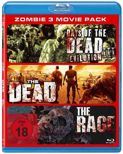 Zombie - 3 Movie Pack(Blu-ray) (FSK 18)