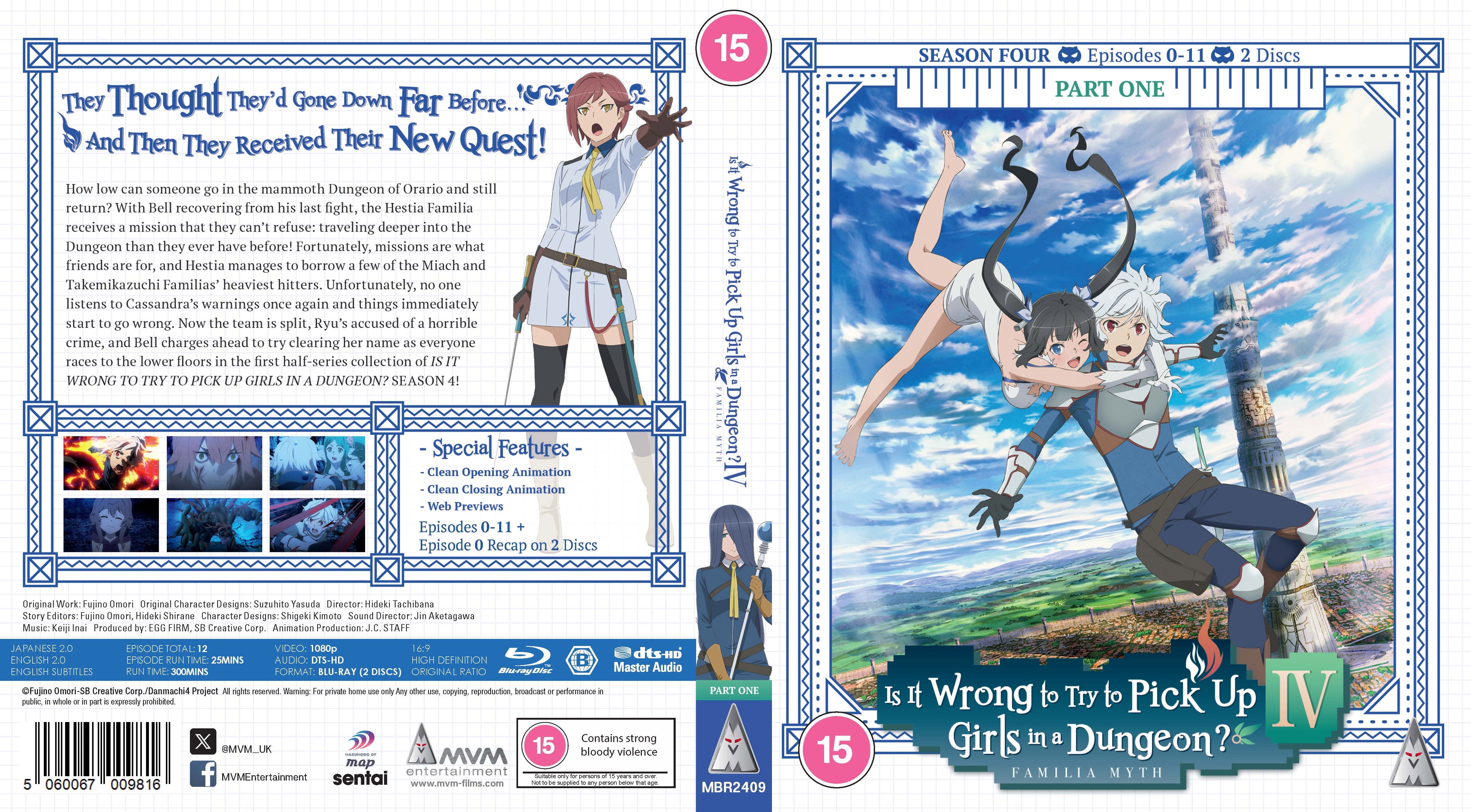 Is It Wrong to Pick Up Girls in a Dungeon? S4 Pt1