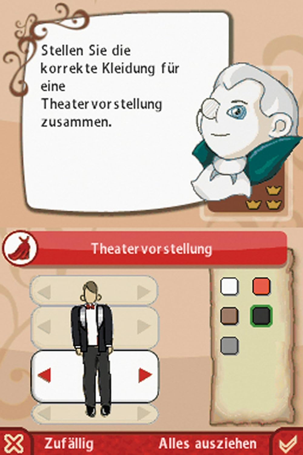 Knigge - playing for good behaviour.