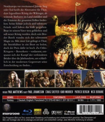 THOR - Der Berserker Gottes (blu-ray) (import) Paul Johansson; Cr