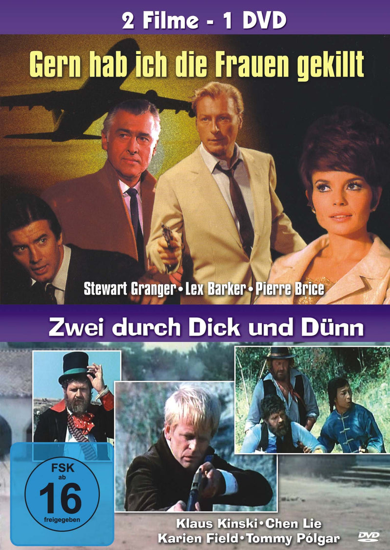 MAGIC MOVIE - 2 FILME - GERN HAB ICH DIE FRAUEN GEKILLT/ZWEI DURCH DICK UN (1 DVD
